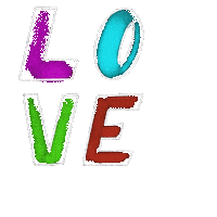 Neon Love Sticker