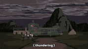 crowd adventure GIF by South Park 