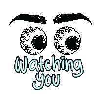 Eyes Watching Sticker
