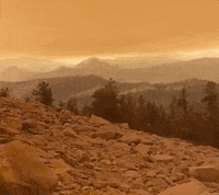 Orange Sky Wildfires GIF by GIPHY News