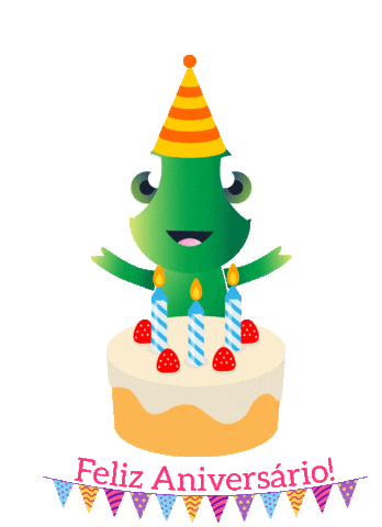 Celebrating Happy Birthday Sticker by Marisol