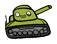 Flanamation military tanks katie abey katie abey design Sticker