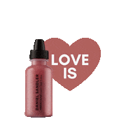 Love Is Makeup Sticker by Daniel Sandler Cosmetics