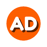 Instagram Orange Sticker