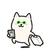 jujujungstudio dog puppy clever 강아지 Sticker