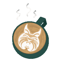 Latte Sticker by Lesley University