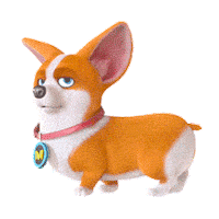 mocoaifay animation dog cartoon corgi Sticker
