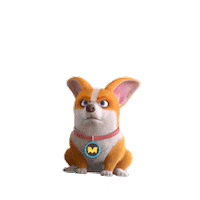 mocoaifay animation dog cartoon corgi Sticker