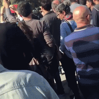 Protesters Hurl Objects at Riot Police During Ankara Bombings Commemoration