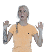 Happy Hands Up Sticker by Good Mood Food