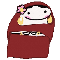 Flower Toub Sticker