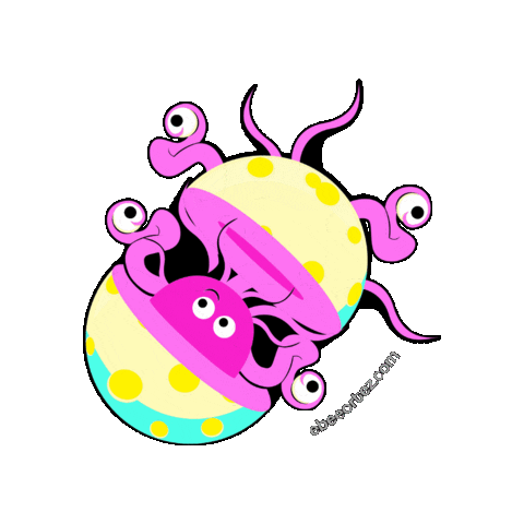 Moon Monster Sticker