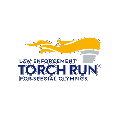 Torch Run Sticker by Special Olympics