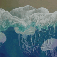 Art Jellyfish GIF by NACHTSCHIMMEN Music-Theatre-Language NIGHTSHADES