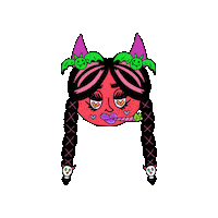 Halloween Hearts Sticker