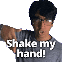 Shaking Shake Hands Sticker
