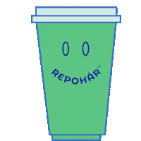 Cup Sustainability Sticker by Repohár