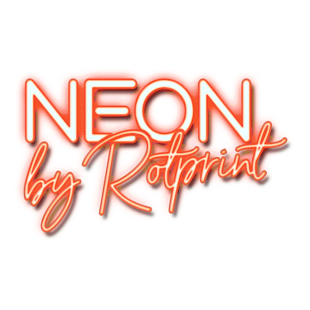 Neon By Rotprint Sticker by Rotprint
