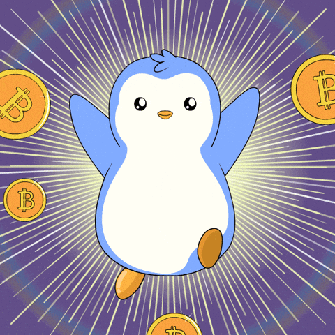 Crypto Bitcoin GIF by Pudgy Penguins