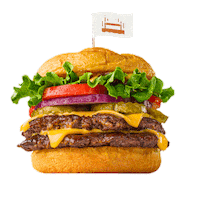 Wave Eating Sticker by Smashburger