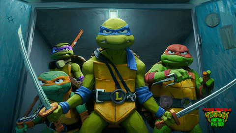 Cowabunga Tortugasninja GIF by Teenage Mutant Ninja Turtles Movie