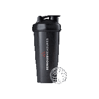 Seriousmeasures protein shaker seriousmeasures shakebeker Sticker
