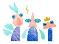 GRIFFOGRAPHE cartoon abstrait griffo griffographe Sticker