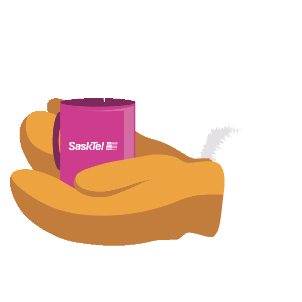 Canadian Coffee Sticker by SaskTel