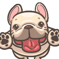 ChefPopokinhas cute french bulldog pigu Sticker