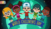 Around The World Celebration GIF by Super Simple