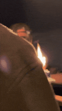 Fire Birthday GIF