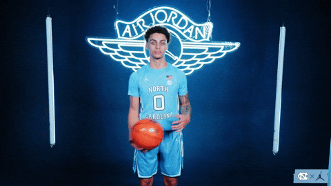 University Of North Carolina Basketball GIF by UNC Tar Heels