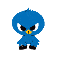 blue bird Sticker by Tondero