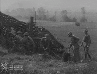 NationalWWIMuseum black and white boom explosion military GIF