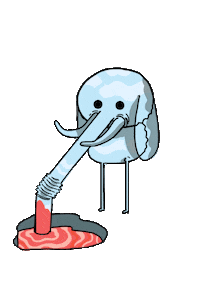 Elephant Lea Sticker by Donovann