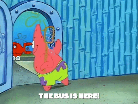 season 1 the bus is here GIF by SpongeBob SquarePants