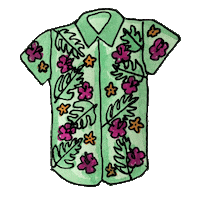 tommy bahama summer Sticker by Pretty Whiskey / Alex Sautter