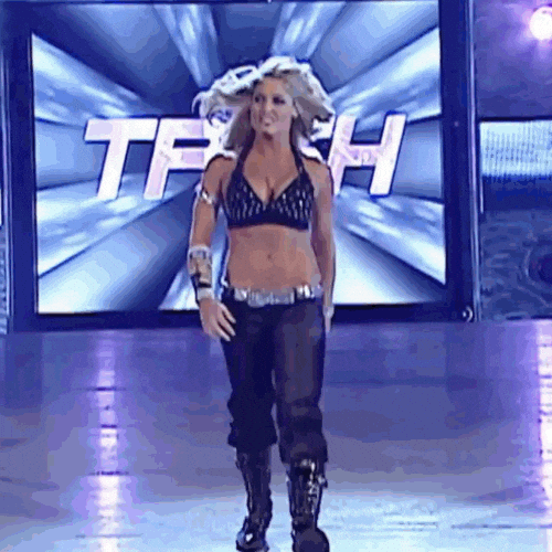 Point Entrance GIF by Trish Stratus