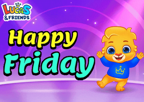 Its Friday GIF by Lucas and Friends by RV AppStudios