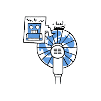 PanSt hot fun summer water Sticker