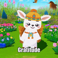 Gratitude Abundance GIF by Llamaozi
