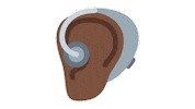 emojivid emoji people ear emojivid Sticker