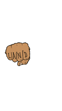 wiisagimaiingan indigenous native land back land back fist Sticker