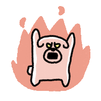 Angry Madness Sticker by takadabear