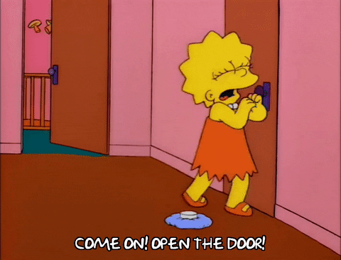 frustrated lisa simpson GIF