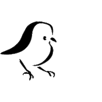 Bird Hand Sticker by Ecostore