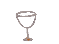Wine Doodles Sticker