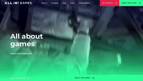 DesignRush giphyupload all in games website design GIF