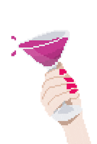 Drunk Party Sticker by Chillfolio