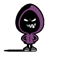 Angry Horror Sticker by Naeleck